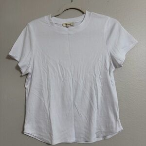 Madewell White Short Sleeve Tee